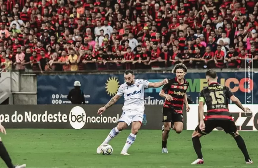 Com hat-trick de Moisés, Fortaleza goleia Sport e se classifica pra final da Copa do Nordeste
